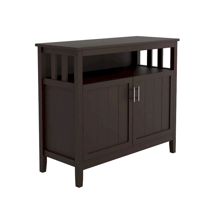 French Country Buffet Cabinets, Storage Cabinets with 2 Dividers