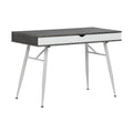 Calico Designs Alcove Modern Desk with Large Split Drawer