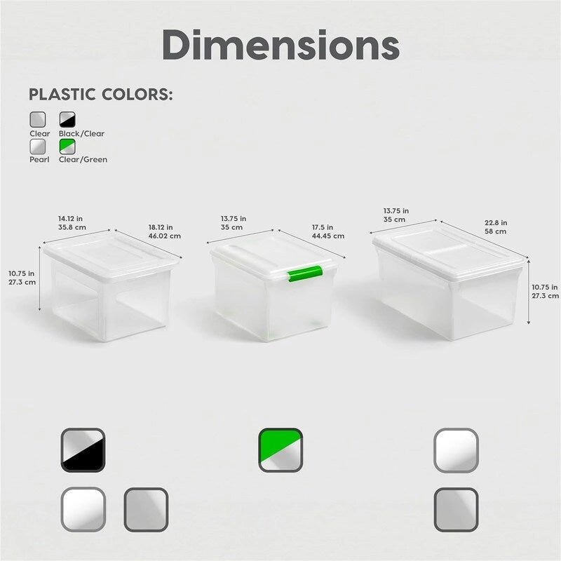 Letter/Legal File Tote Box