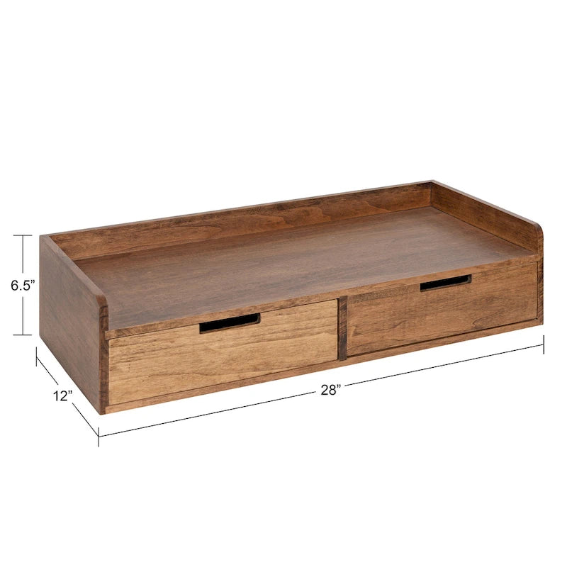 Kate and Laurel Kitt Floating Shelf Console Table