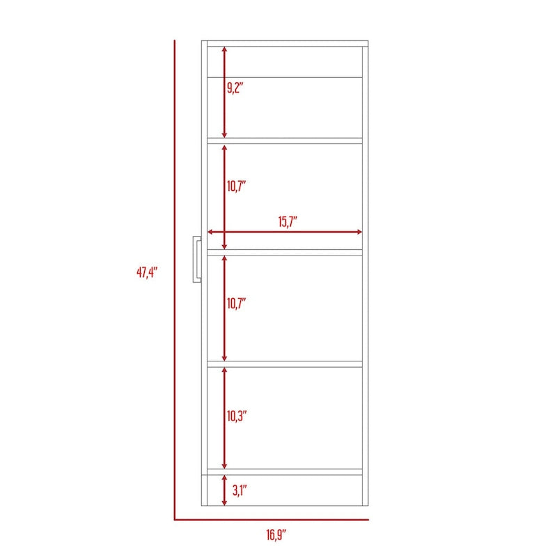 Rectangle Pantry Cabinet,File Cabinet for Home Office School Gym