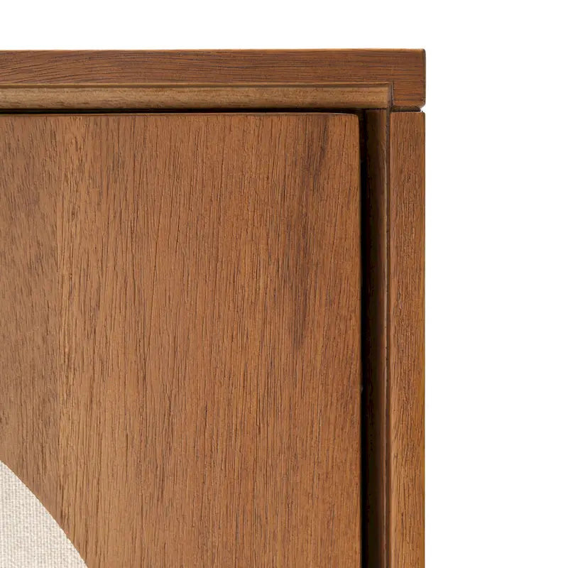 Studio London Orka Wide Modern Walnut Effect Cabinet Sideboard