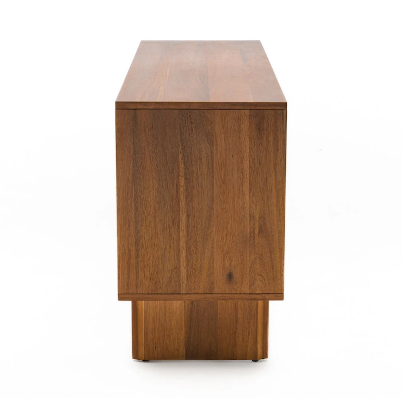 Studio London Orka Wide Modern Walnut Effect Cabinet Sideboard