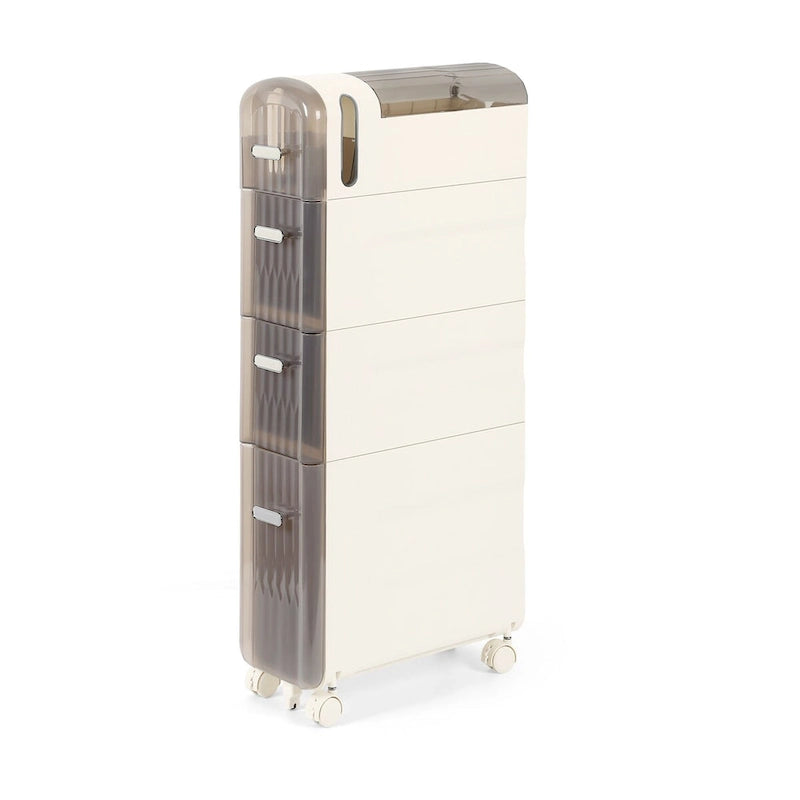 Toilet Paper Holder Storage Cabinet Beside Toilet Storage for Small Bathroom