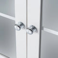 Tall Storage Cabinet with Shelves and Doors for Bathroom