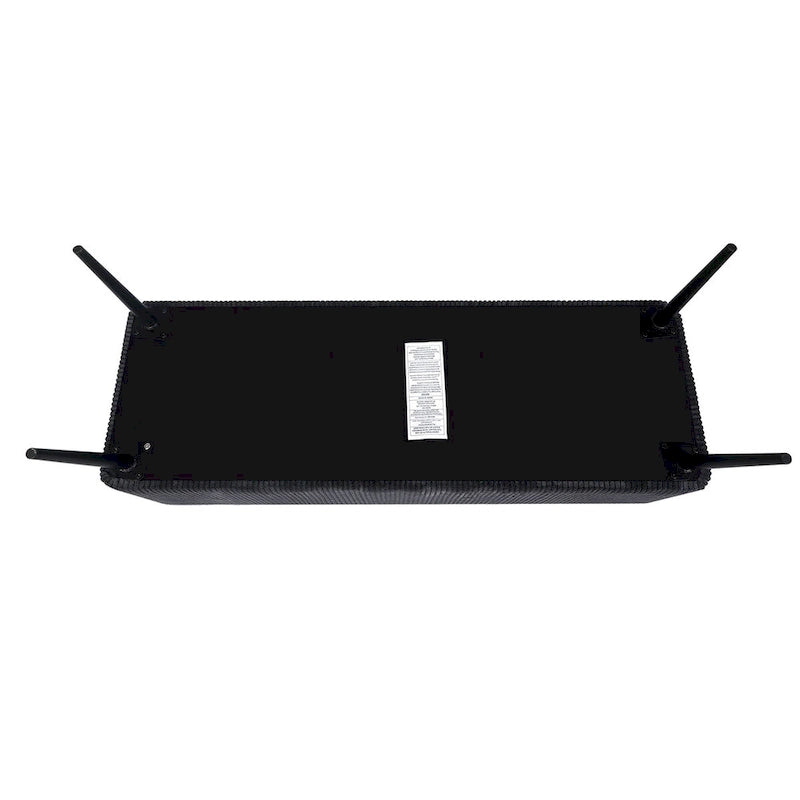 Adeco Upholstered Velvet Storage Bench 44 Inches Bed End Bench