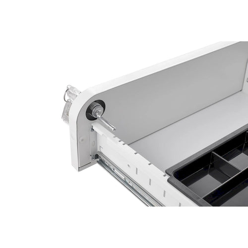3 Drawer Mobile File Cabinet,Versatile Cabinet,5 Wheel Design Anti-Tilting Cold Rolled Steel Waterproof Moisture-Proof